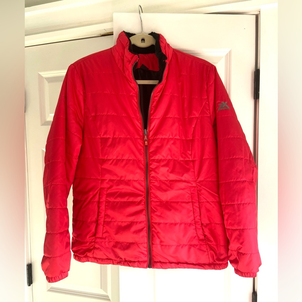ZeroXposur cherry red lightly insulated jacket. sz XL
